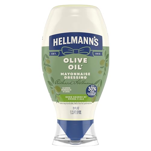 Hellmann's Olive Oil Mayonnaise 20oz Just $3.49 (Was $5.97) At Amazon!