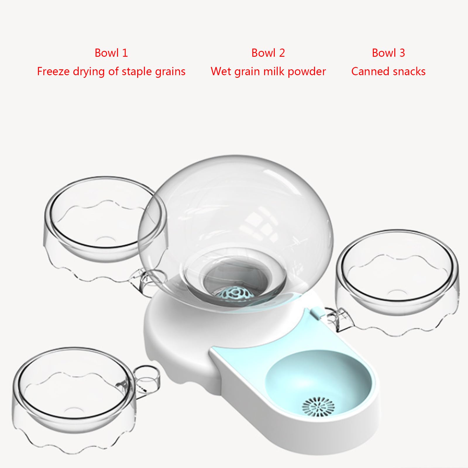 Fuente de agua para gatos, silenciosa, 2100 ml, dispensador automático de agua para mascotas, dispensador de agua para perros y mascotas, dispensador automático de agua para mascotas pequeñas,