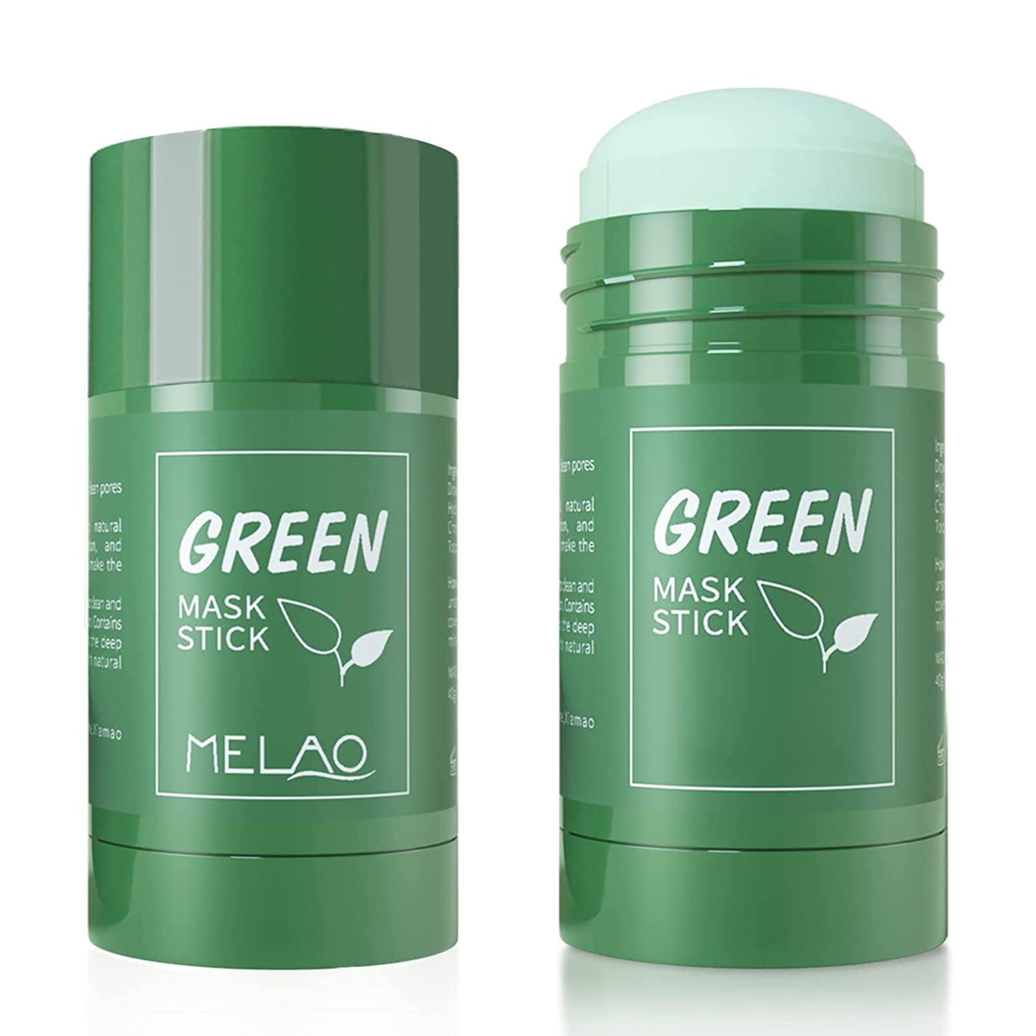 2PCS Green Tea Mask Stick,Atheniz Blackhead Remover, The Original Green Tea Mask Stick with Green Tea Extract,Removes Blackheads for All Skin Types for Men and Women