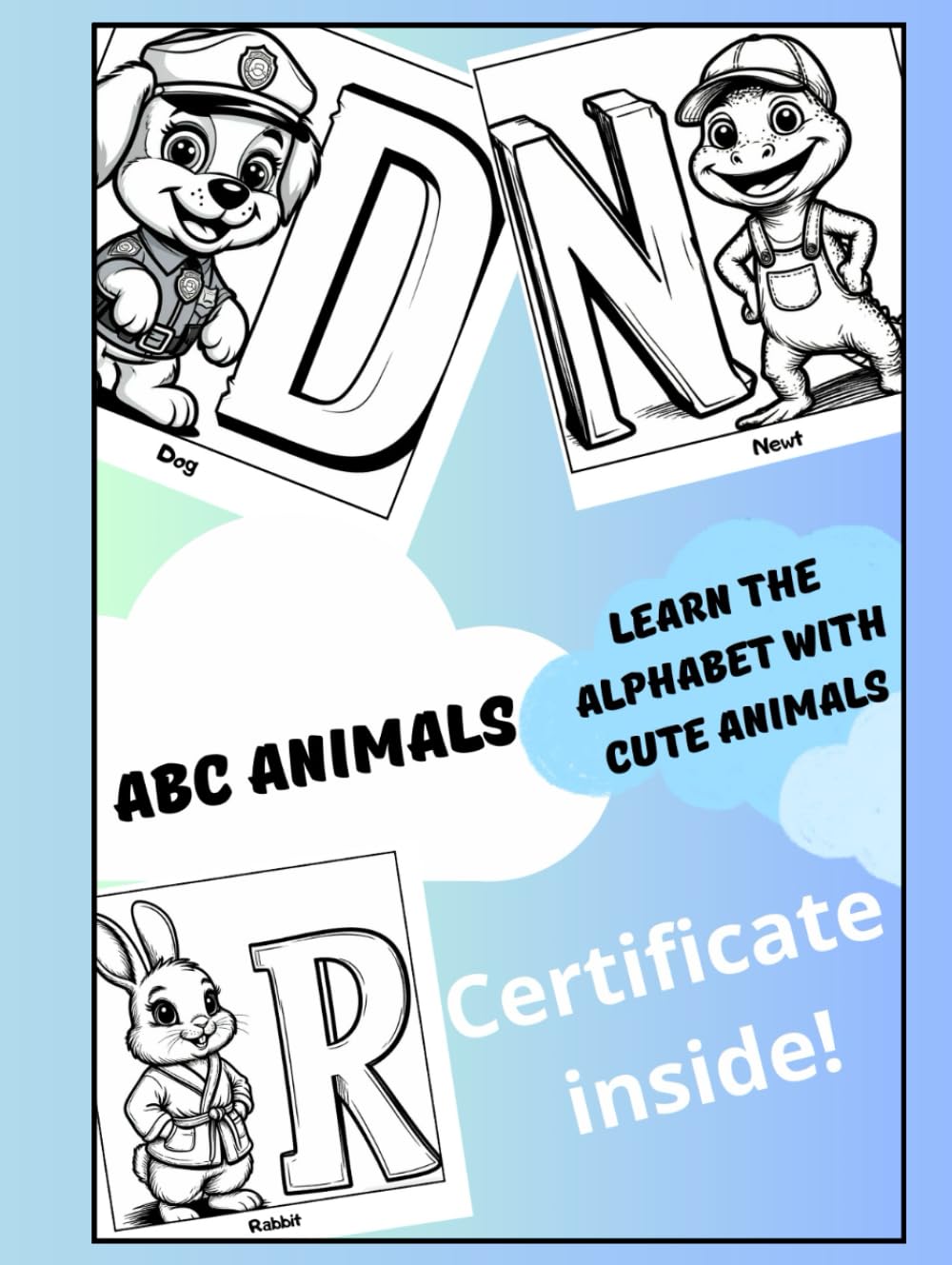 ABC Animals: ABC Animals: An Alphabet Coloring Book. Learn the alphabet with cute animals. (Smart Start Skills)