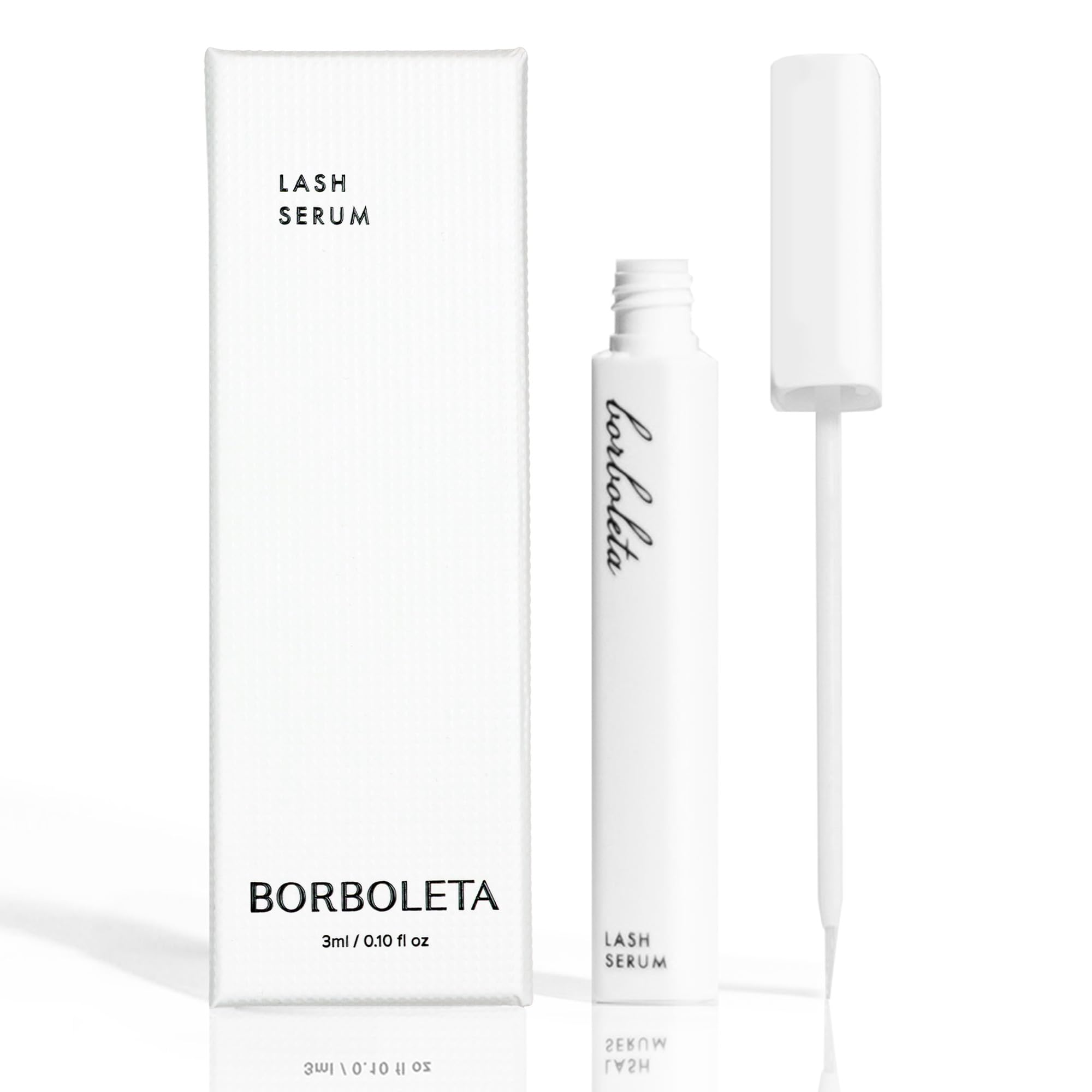 Photo 1 of Borboleta Lash Serum, Eyelash Serum for Longer, Thicker, and Fuller Looking Natural Eyelashes, (Full Size, 3 Month Supply)