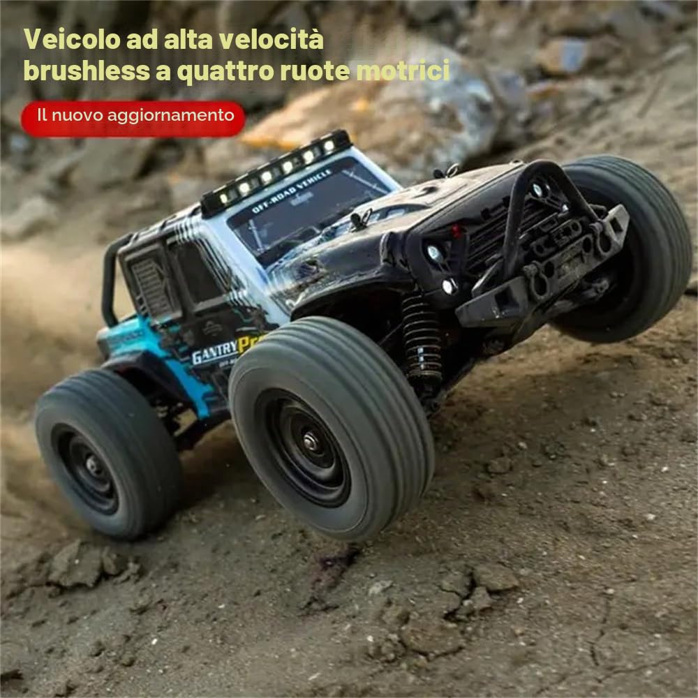 Auto telecomandata per adulti, 70 km/h, motore brushless 1/16 RC ad alta velocità, fuoristrada Drift, auto da corsa, 4WD Off Road Race Buggy