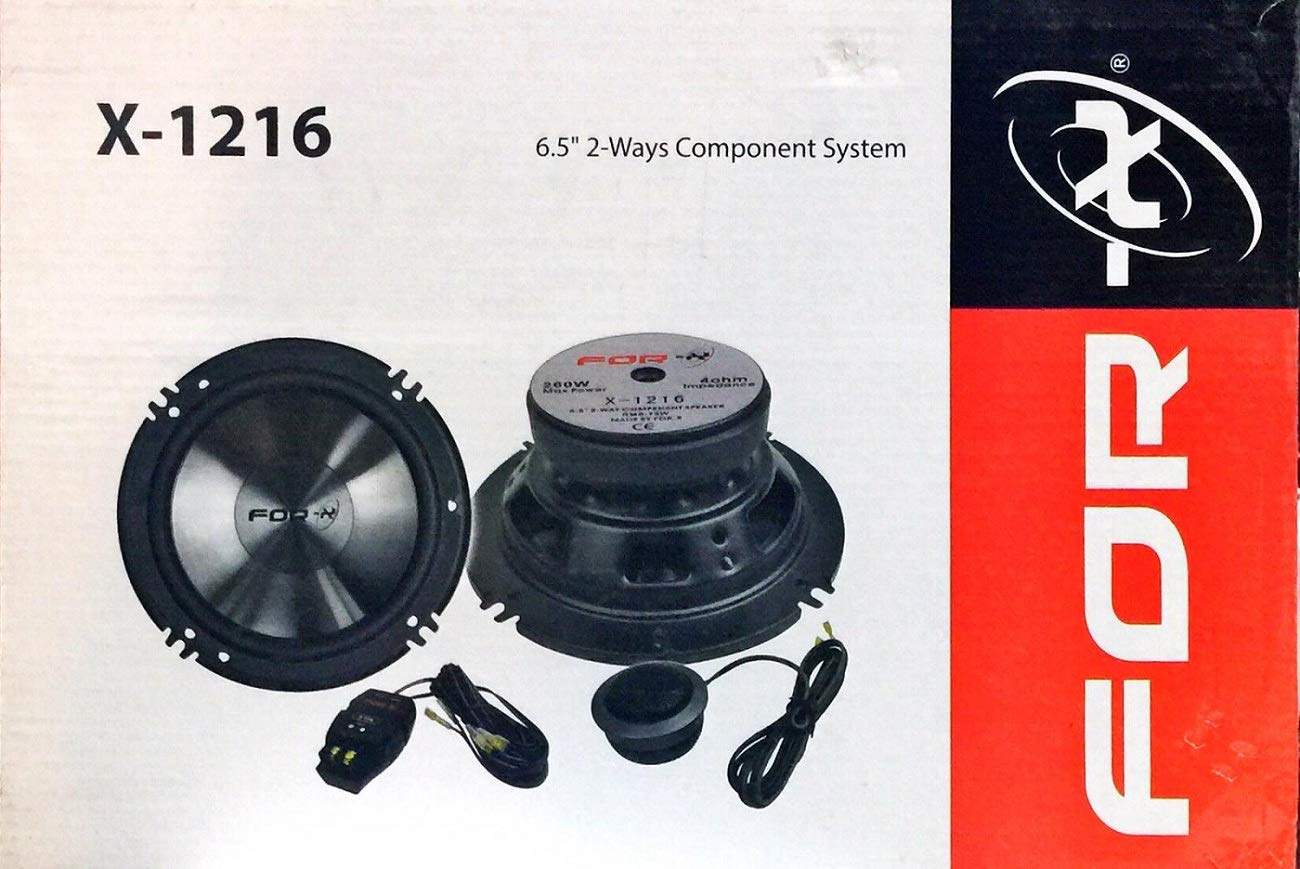 For-X (X-1216) Oto Hoparlör (260 Watt - 6.5 İnç 2-Ways Component