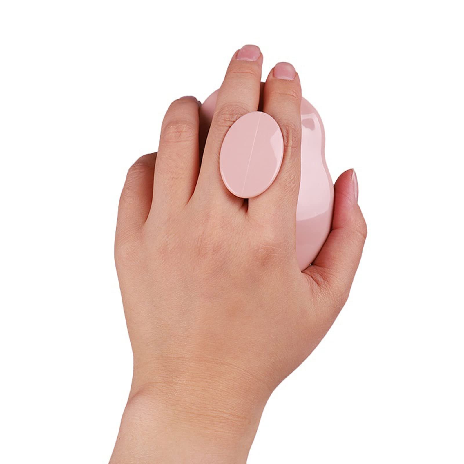 Duschbürste, Körper-Fuß-Massagebürste, Peeling-Kamm for Bad, Dusche, Shampoo, Rosa, 95 x 80 mm