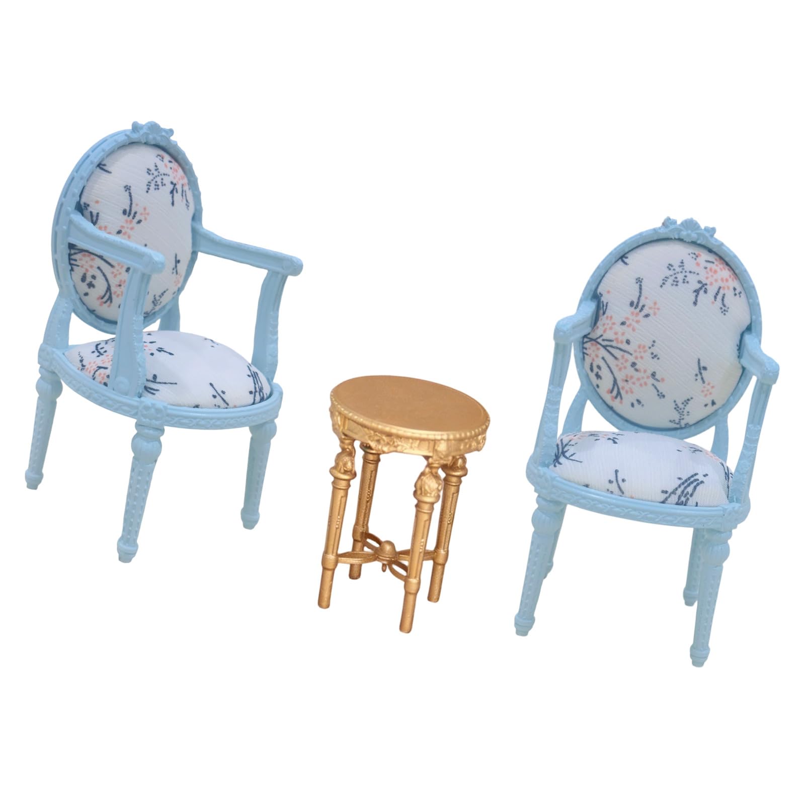 Set mobili per Case delle Bambole, tavolino e, Blue Set