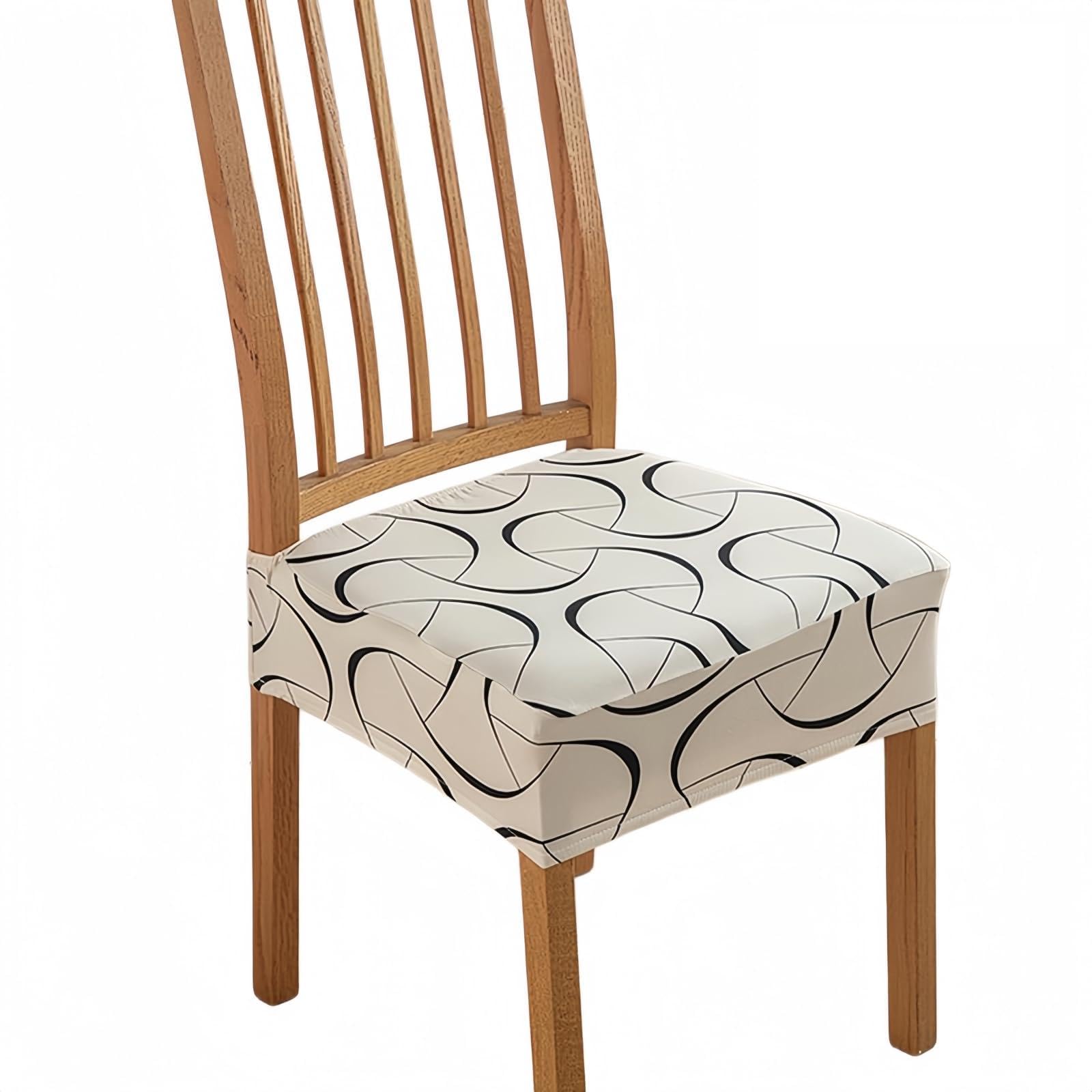 Dining Chair Covers Set of 4, Seat Cover Cushion Protector (Ink) — image 1