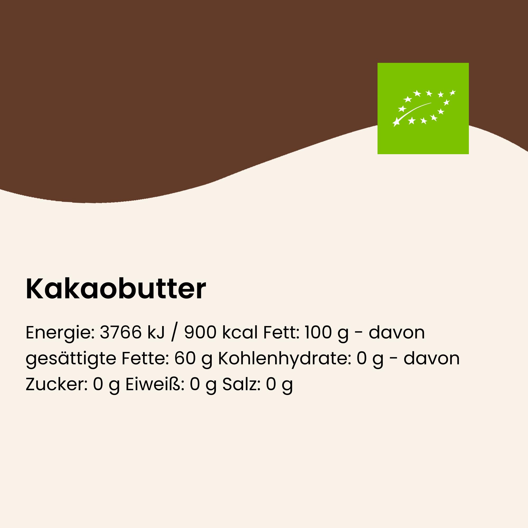 FOODIN Kakaobutter 750g, Bio-Kakaobutter für Kosmetik, süß duftend für Hautpflege, Backen & Kochen, ideal für Rezeptbedürfnisse