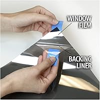 Vista 3 de BDF S4MB35 - Película de seguridad y control solar para ventana, 4 mil, color negro, 35 (mediano) - 36 pulgadas x 50 pies