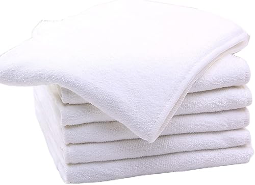 6 insertos de pañales reutilizables de microfibra para pañales de tela para adultos, insertos de pañales lavables para cuidado de incontinencia,