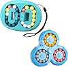 2 Pieces Magic Beans Set, Magic Cube Beans, IQ Game Fidget Toys, Rotating Finger Cube Toy, Improve Logical Thinking and Practical Skills, Puzzle Games for Kids