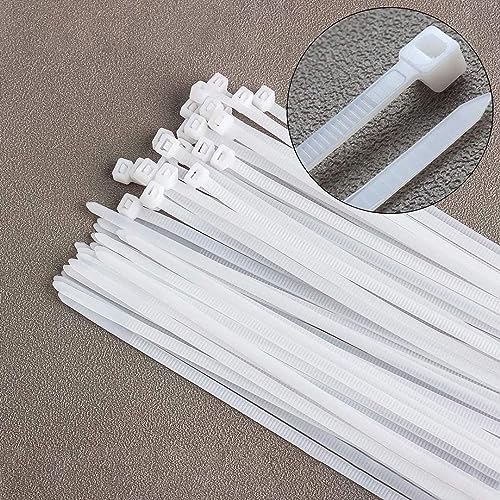Image of bvslf 300 MM x 3.6 MM | 200 PCS | Heavy Duty Strong 30 cm Long Multi-Purpose Bulk Cable Zip Tie for Cable Management Packing Electrical Lock Cable Tie | 12 inch Premium Self-Locking Nylon Zip Tie