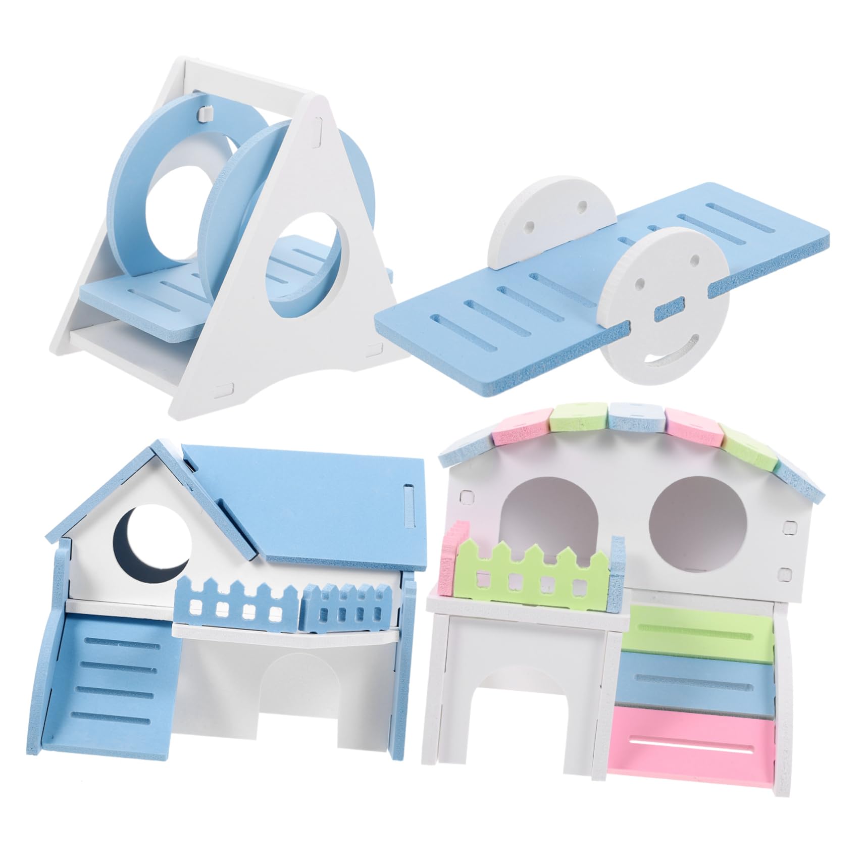 YARNOW Casa Scala per Criceti in PVC, Set da 1, Design a Scala