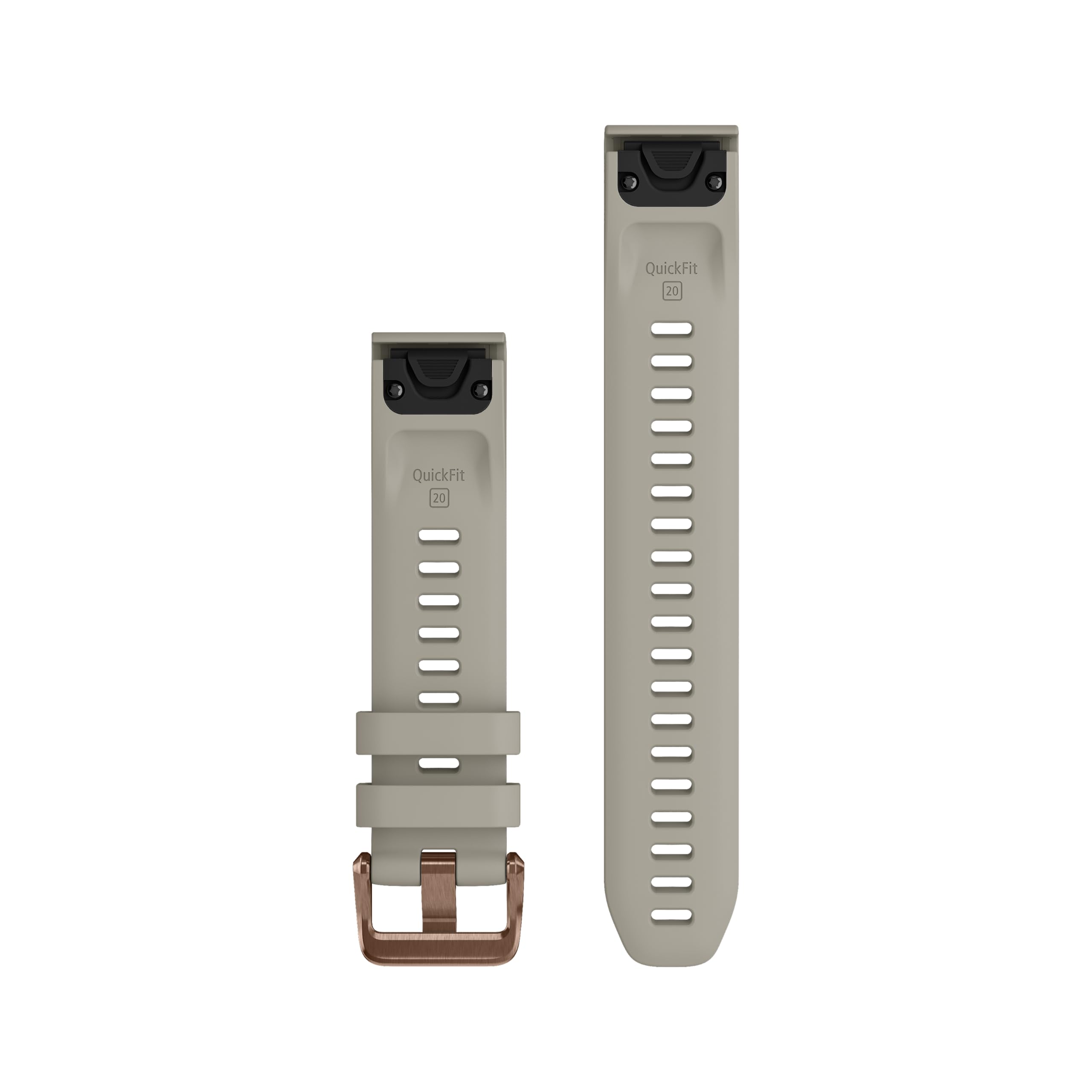 Garmin QuickFit® 20 Bracelet de montre en silicone gris français (ensemble de plongée 3 pièces), 010-13359-00