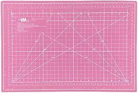 Base Para Corte De Mesa A3 Dupla Face Patchwork Artesanato (Rosa)