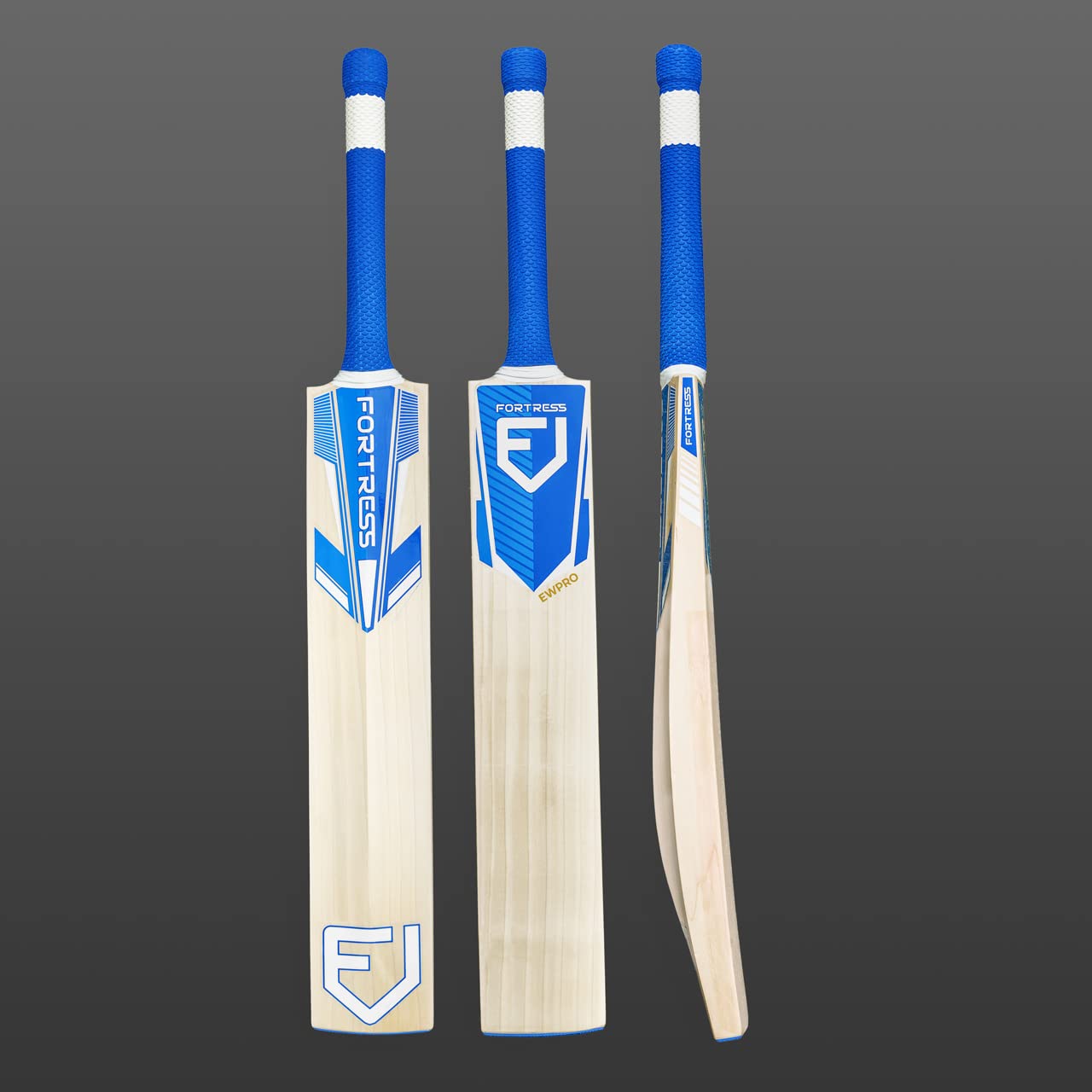 FORTRESS English Willow Cricket Bats - MCC Conformed - 4 Grades & Multiple Sizes