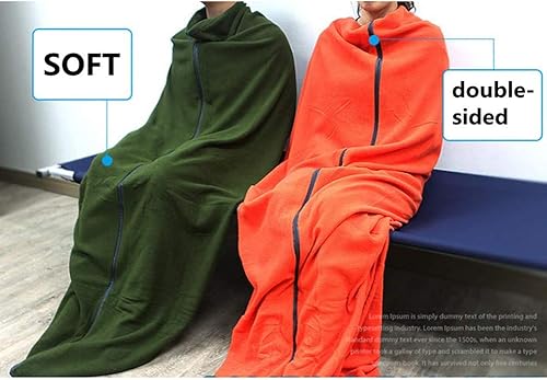Miniatura 7 de Saco de dormir de forro polar, saco de dormir de forro polar, saco de dormir, saco de dormir de campamento, saco de dormir de viaje, bolsas