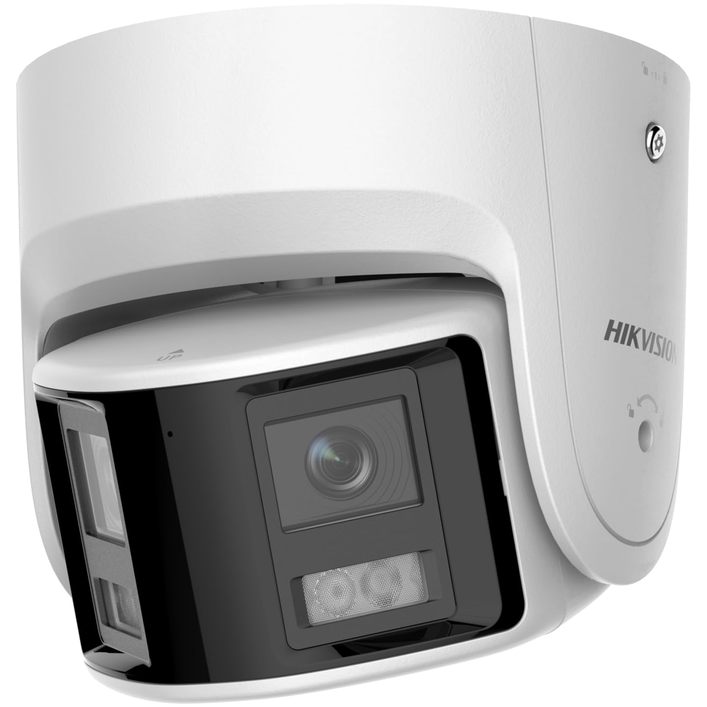Hikvision DS-2CD2346G2P-ISU/SL (2.8 mm)(C) Turret 4 megapixel surveillance camera, lighting up to 30 m, professional security camera, Acusense camera with fake filter