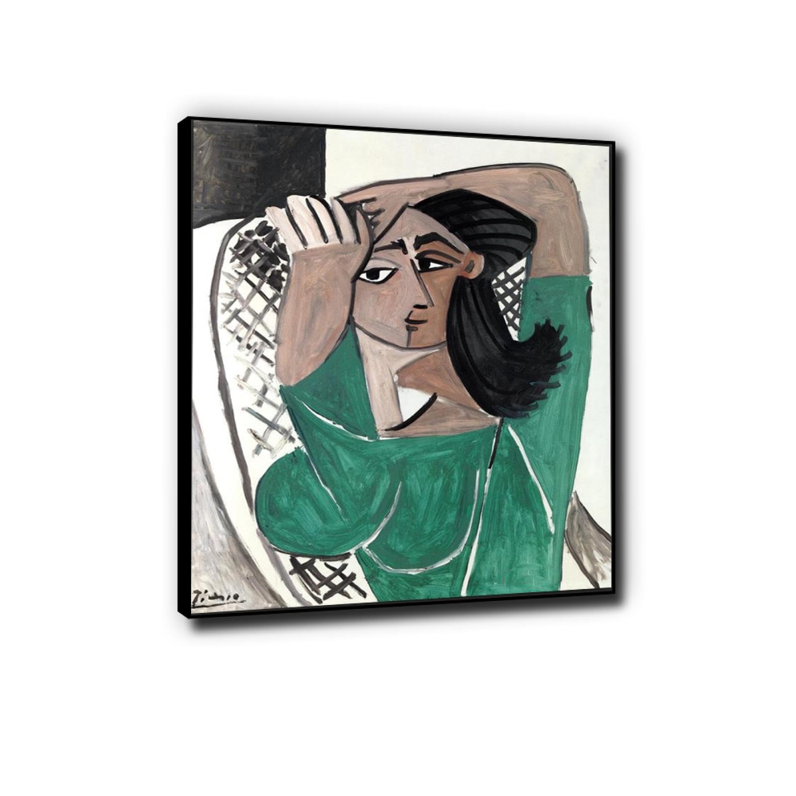 Amazon.co.jp: パブロ・ピカソの髪をとかす女性 有名な絵画 キャンバス