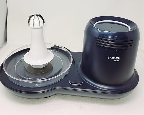 Miniatura 3 de Tabakh Max - Molinillo húmedo de piedra de 2 litros con amasadora Atta y raspador de coco, 110 V, gris