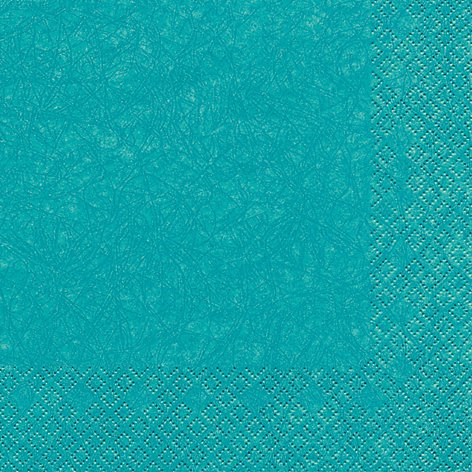 20 Servietten Uni türkis | Modern Colours | Hochzeit | Taufe | zur Kommunion 33x33cm