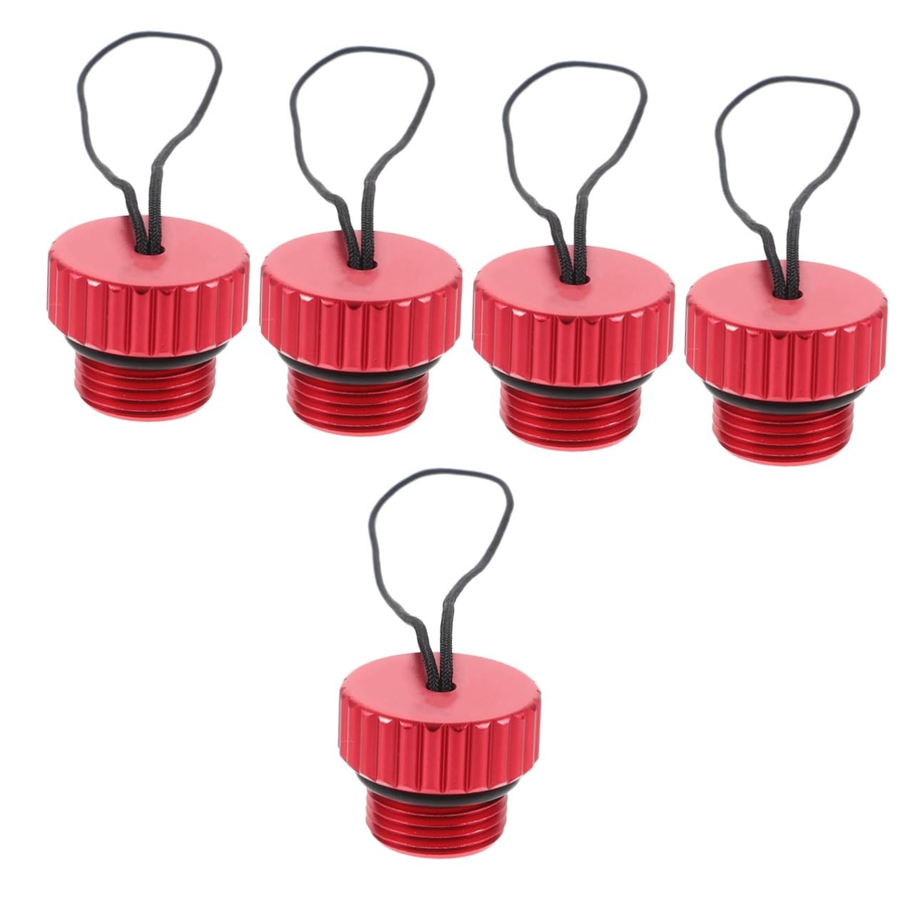 BRIGHTFUFU 5pcs Scuba Tank Regulator Valve Cover Diving Cylinder Cap Mini Cap for