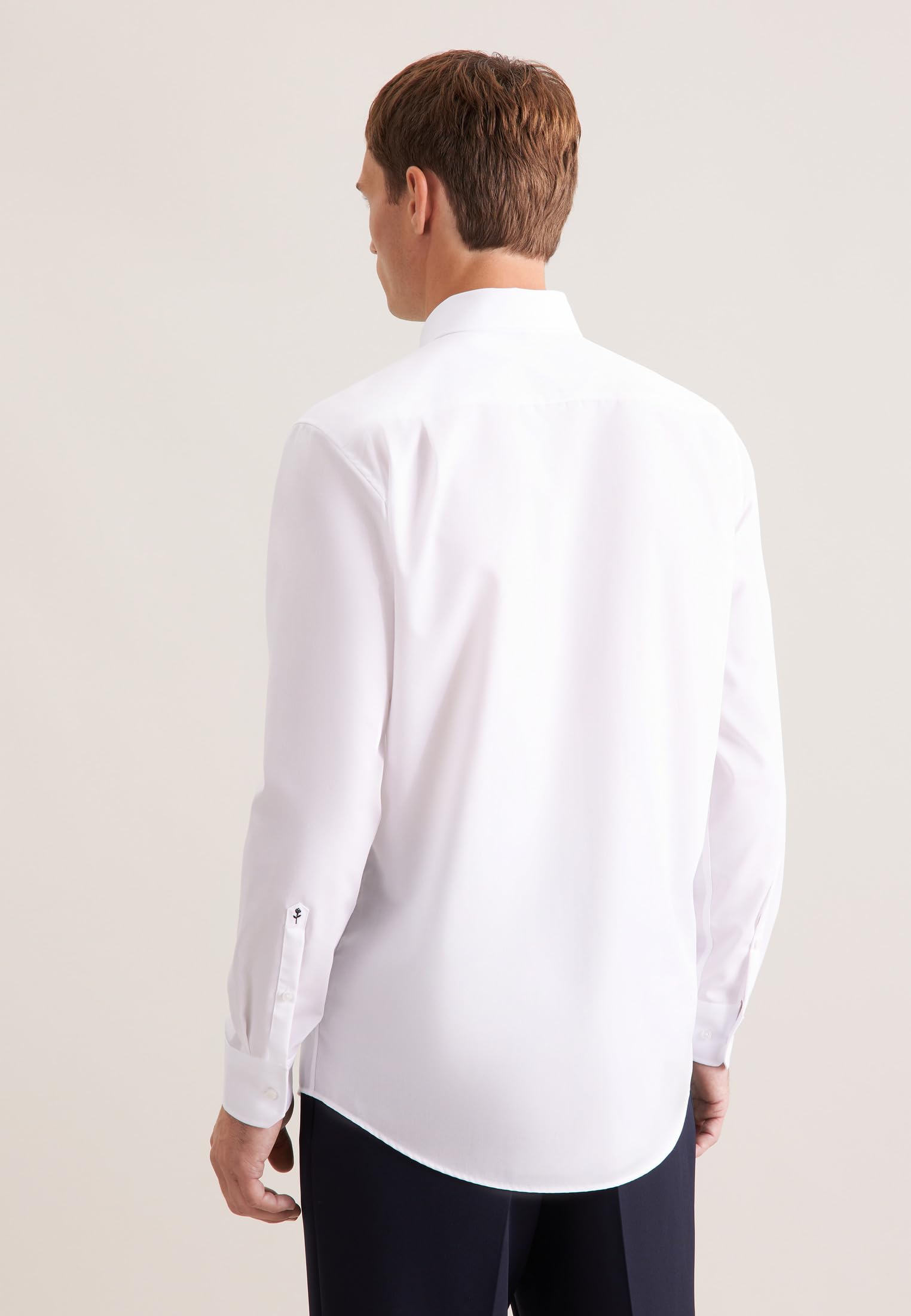 Seidensticker Camicia business da uomo - vestibilità regolare - no stiro - collo button down - manica lunga - 100% cotone