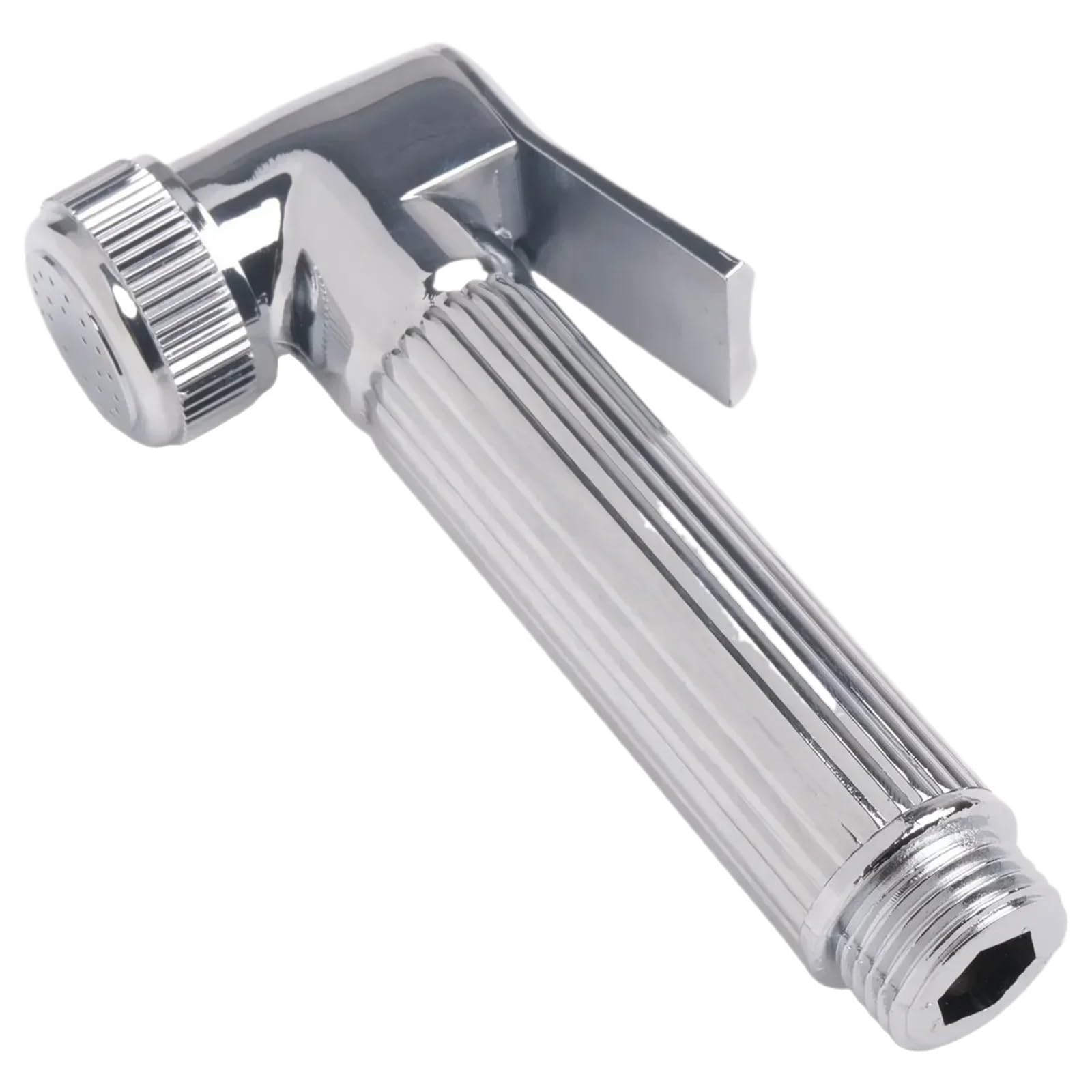ZYCHSJXA Bathroom Accessories Bidet Sprayer Faucet Black Gold Self Cleaning Sliver for 1/2" Connection Hoses(Silver)