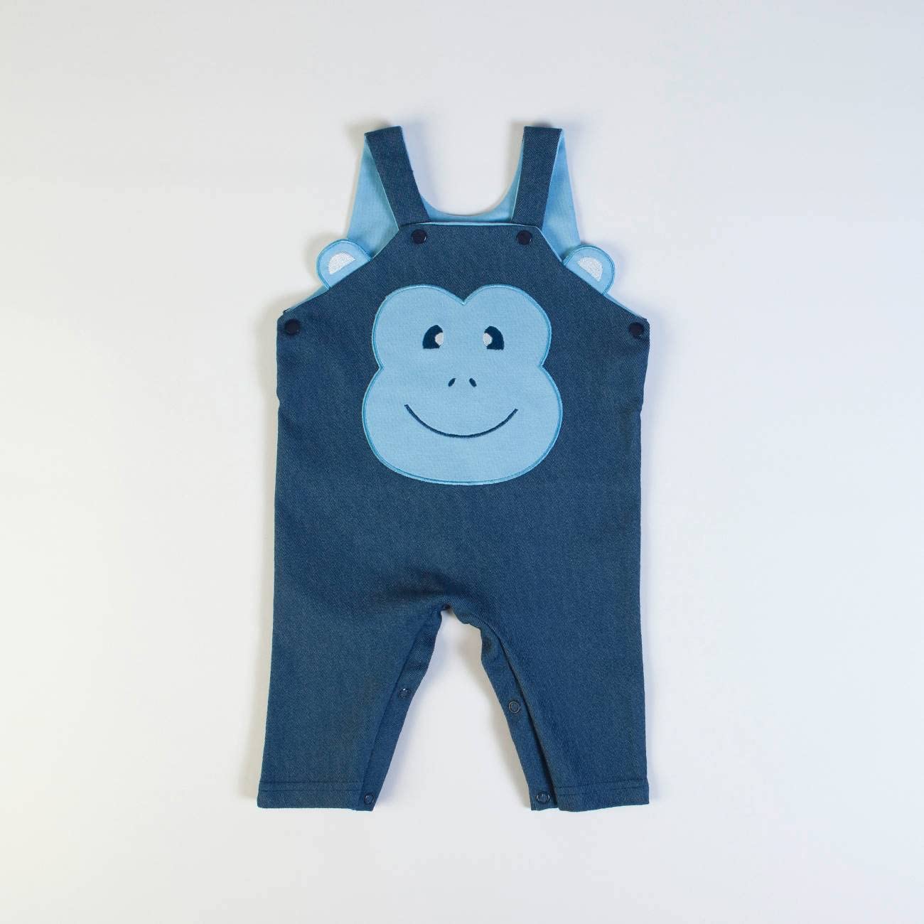 Conjunto de ropa de bebé de verano de 3 a 24 meses para niño, algodón, vaqueros, camiseta de media manga + mono pantalones de traje de traje a juego, turquesa, 9 mes