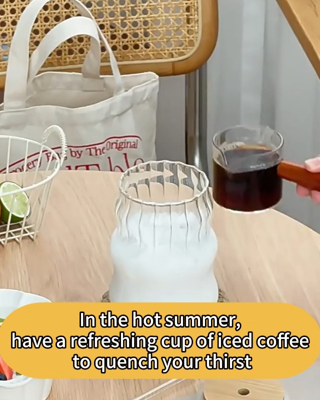 LORESJOY Lot De 2 Tasses En Cristal à Rayures 500ml Avec Couvercle Et Paille - Verres à Jus Et Café