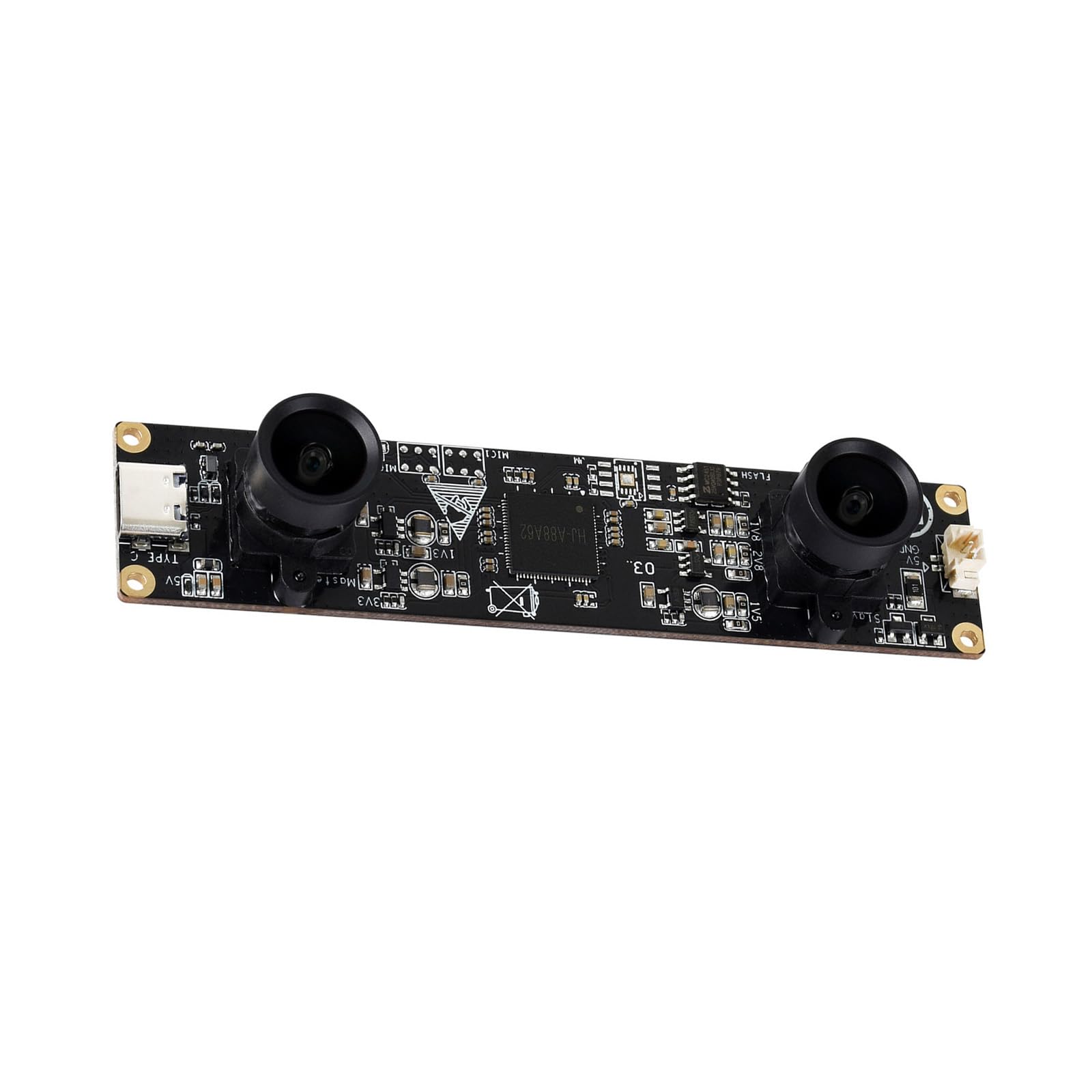 Caméra basse lumière industrielle USB double objectif OS02G10 pour reconnaissance objet