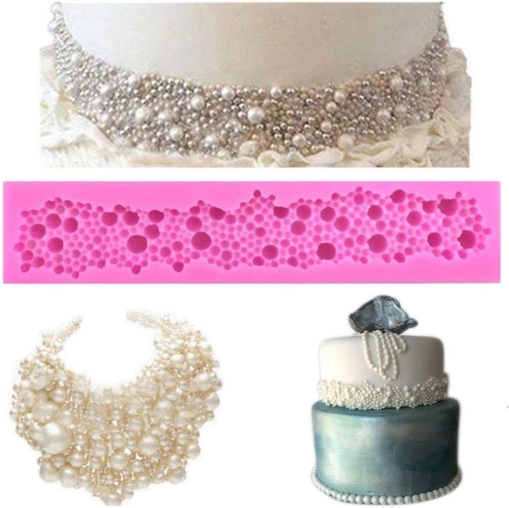 UG LAND INDIA Round Pearls Bubbles Candy Fondant Mold Silicone Sugarcraft Chocolate Mold Cake Decorating Tools