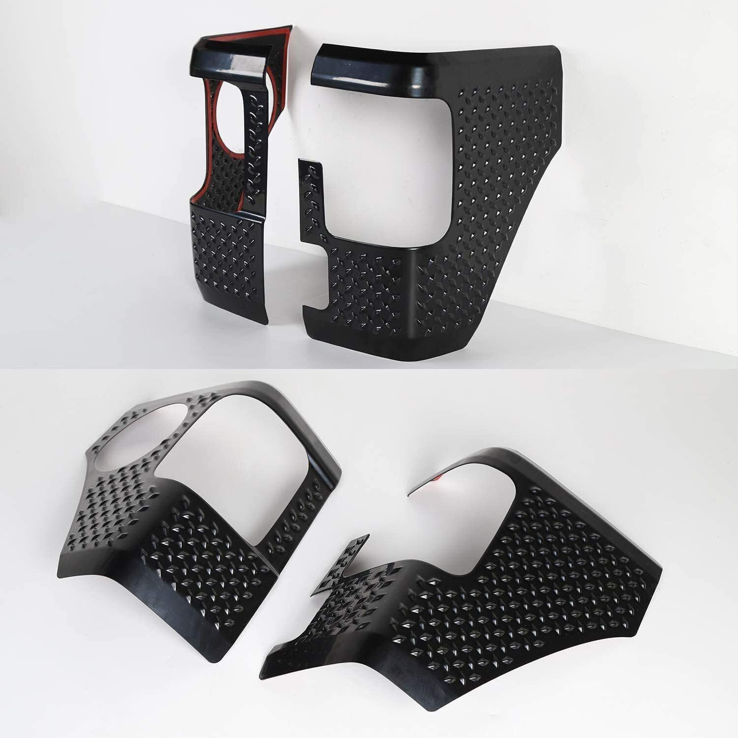 JDICY Tail Cover Rear Corner Guards Protectors for Jeep for Wrangler 2018-2020 Black TLCBARCGPFJWJ XSW1314