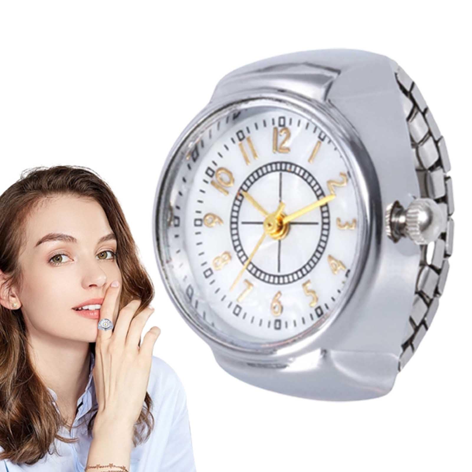 Amazon.co.jp: ZORZA 女性指用リングウォッチ | 指時計リング