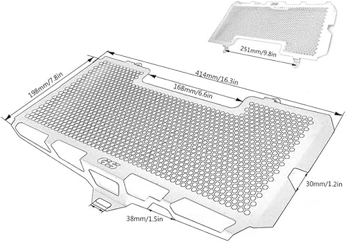 Vista 6 de Protector de rejilla de radiador Accesorios de motocicleta para B&MW F650GS F700GS F800R F800S Protector de rejilla de radiador Protector F 650 700