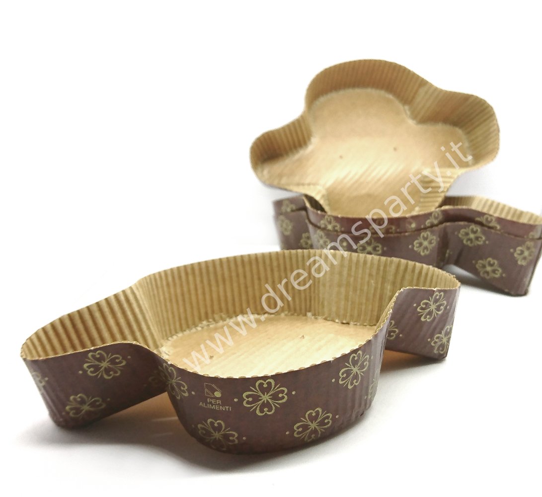 5 Stampi Per Colomba Pasquale In Carta Forno - Forme Monouso 300gr Per Dolci Di Pasqua E Pan Brioche - Foto 2