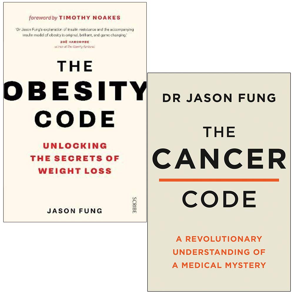 Scribe UK/Thorsons The Obesity Code & The Cancer Code By Dr Jason Fung 2 Books Collection Set