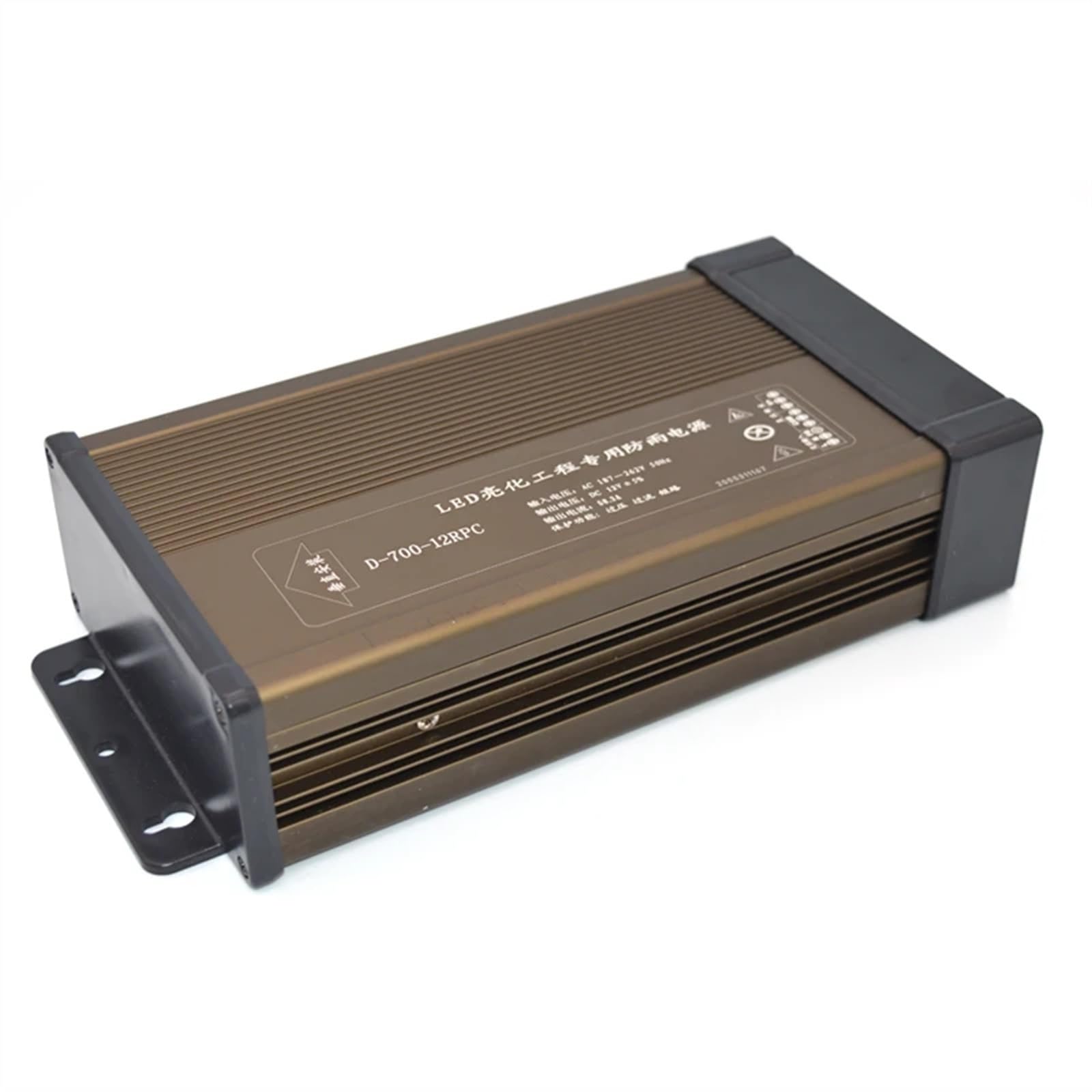 Fuente de alimentación de conmutación al Aire Libre DC 5V 12V 24V Fuente Impermeable 5 24 V Volt Adaptador de Potencia Universal Fonte 500W Converter 220 a 12(12V 58.3A 700W)