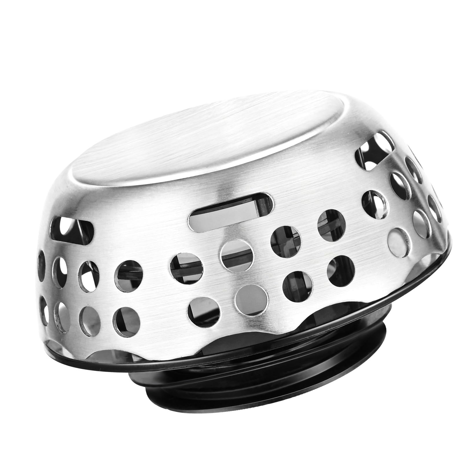 Yanwuwa Multicolor Stainless Steel Bathtub Drain Stopper Push-Type Hair Catcher Rustproof For Quick Drain Anti-Clog 2025 Anti Clogging Hair Catcher Bounce Filter