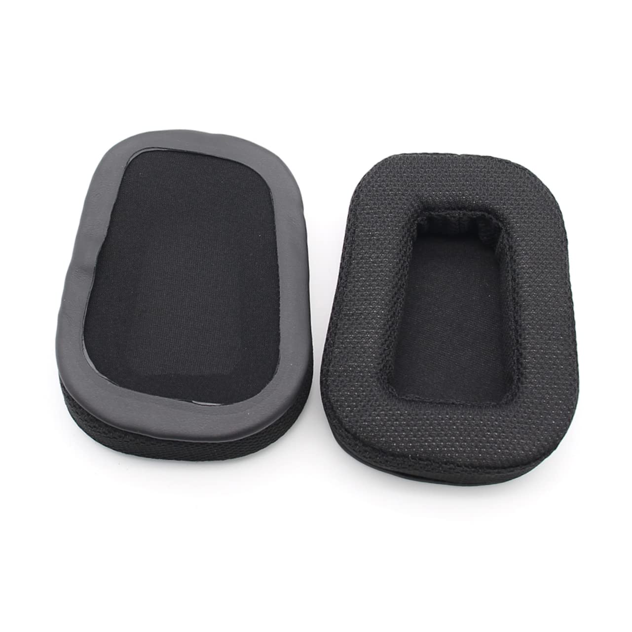 DOITOOL 3piezas Almohadillas De Repuesto Suede para Auriculares Cojines Transpirables y Cómodos para Gaming Negro
