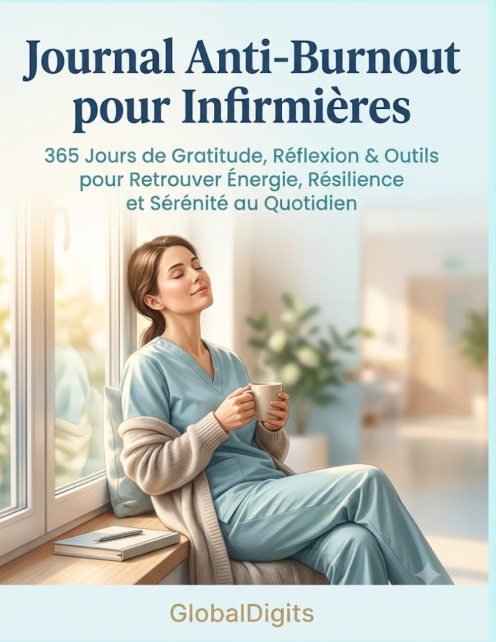 Journal Anti-Burnout pour Infirmières: 365 Jours de Gratitude, Réflexions & Outils pour Retrouver Énergie, Résilience et Sérénité au Quotidien