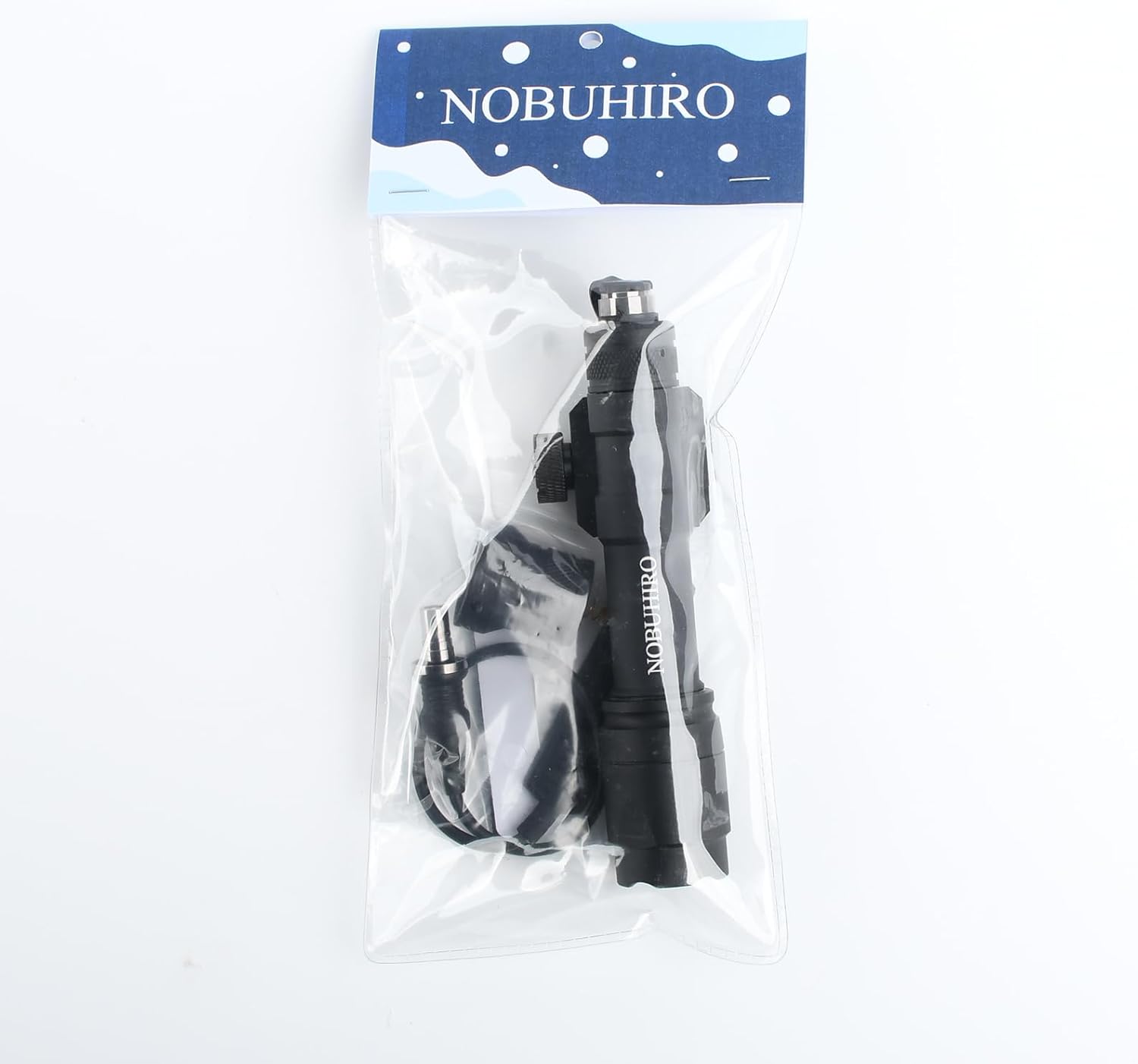 NOBUHIRO M600C 600 Lumens Tactical Flashlight, Suitable for 20mm Picatinny Rail, Include with Remote Pressure & Push Button Switch