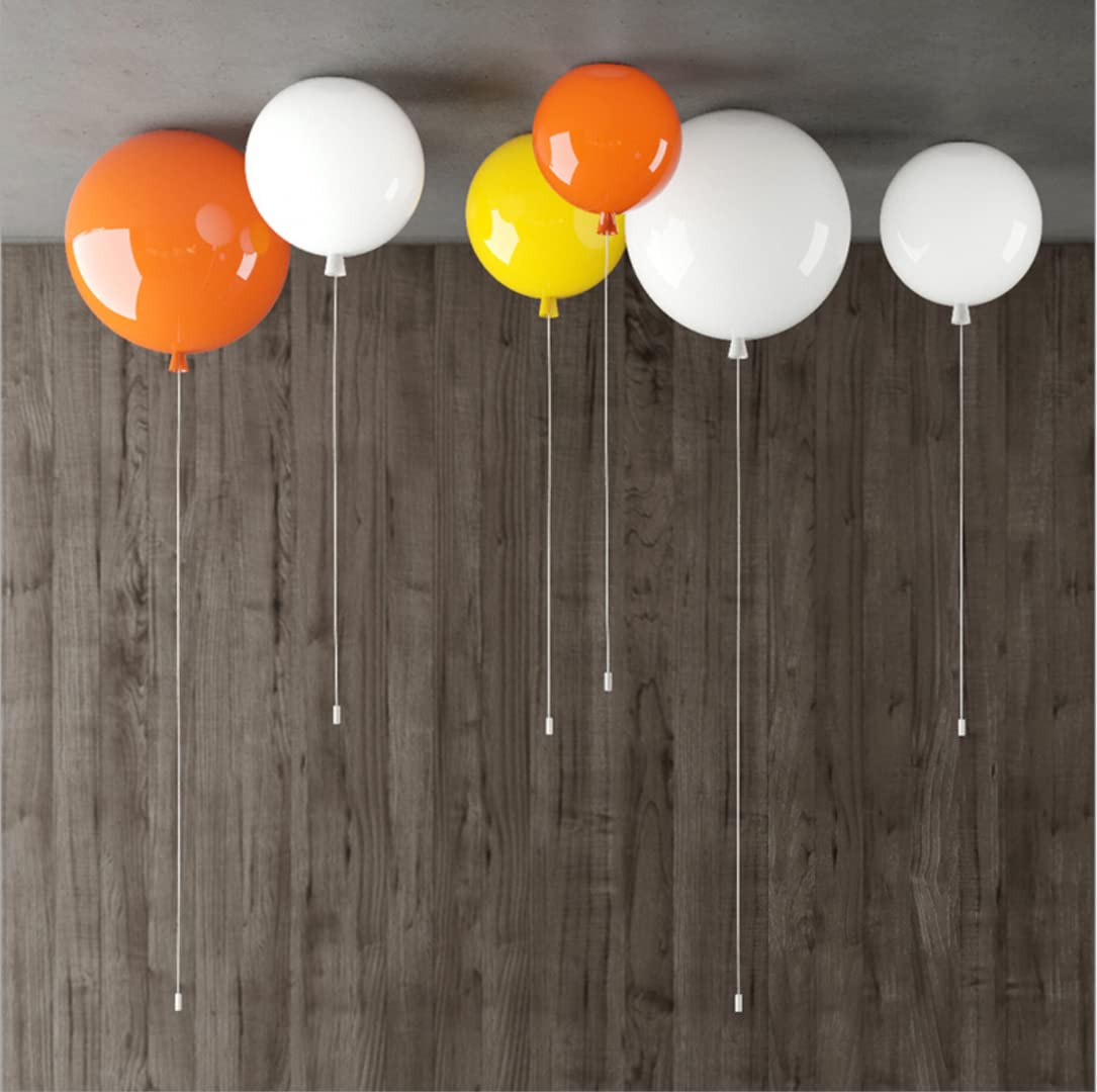 Kreatywna lampa sufitowa balonowa, kolorowy żyrandol do pokoju dziecięcego, dekoracja sufitowa do sypialni, przedszkola, przełącznik linowy
