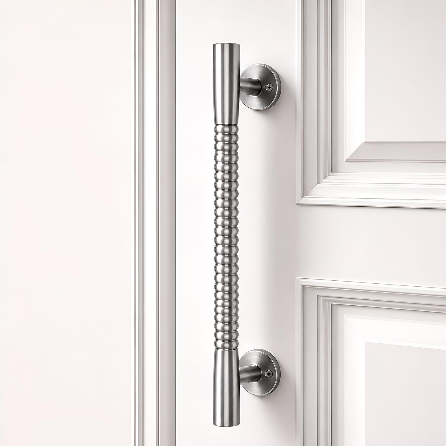 VOLO Main Door Pull Push Handle for Main Entry | Interior Exterior Use | Modern Home Office Door Hardware Pull Handle | (Silver Satin, 8 Inch (200MM), Pack of 1 Piece (K-59))-image-33