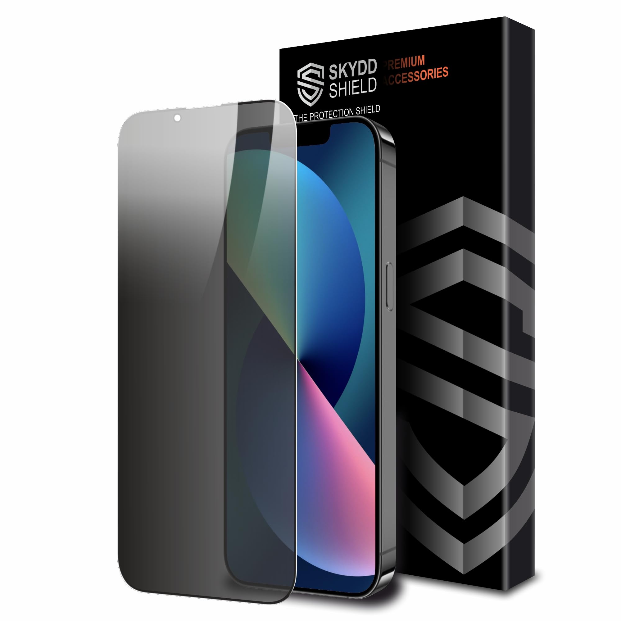 Military-Grade Anti Spy Privacy Tempered Glass For iPhone 13 Mini (5.4 Inch) With Installation Kit | Edge to Edge Coverage | Black