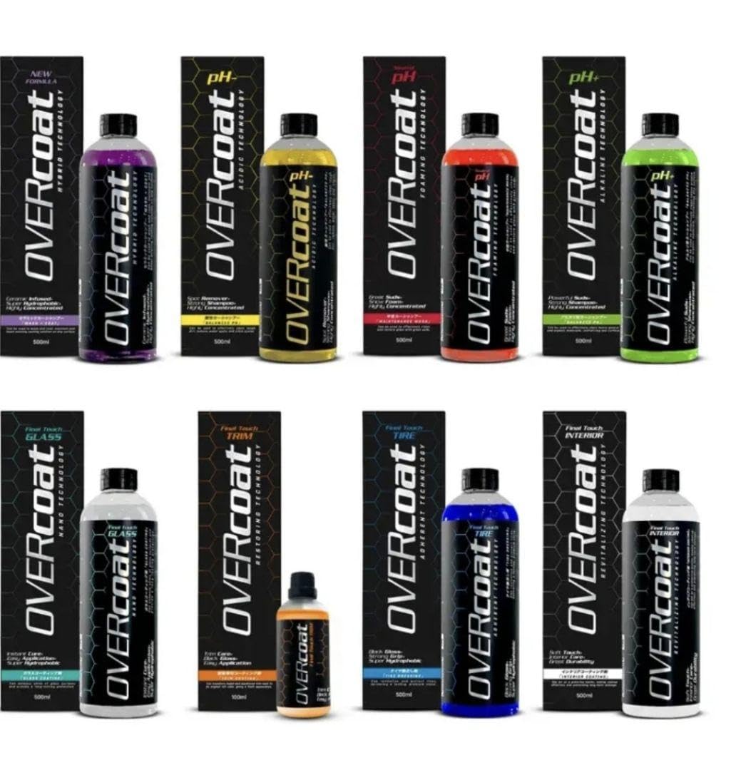 Amazon.co.jp: OVERcoatオーバーコートラインアップ 8種類セット  