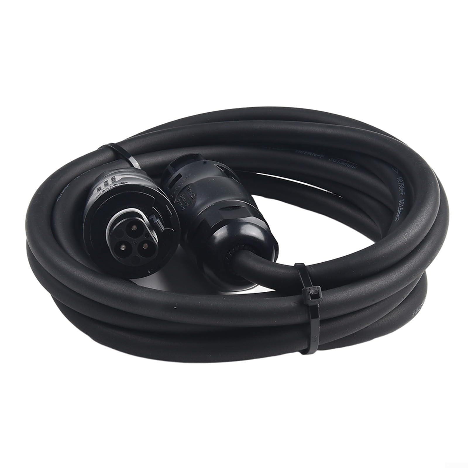 Cable de transferencia de alimentación de CA con interfaz hembra BC01 para inversor enlace de salida H07RN-F 3x1.5mm2 Conjunto de conductores aislados de goma para kits solares de balcón (10 metros)