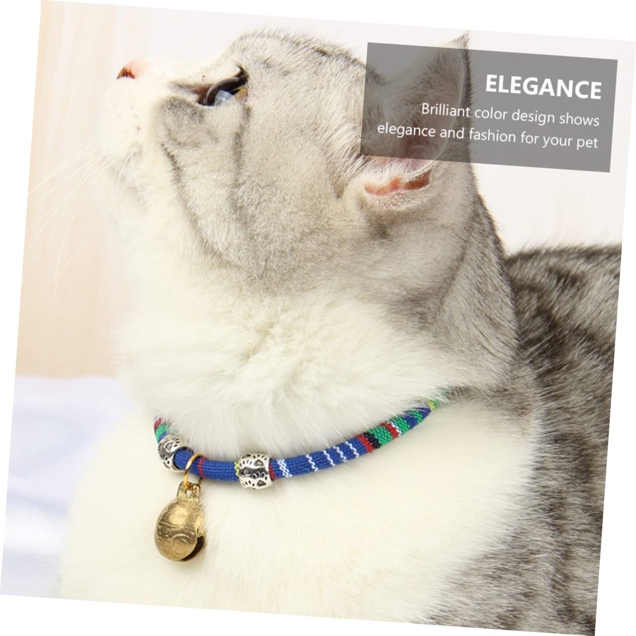 POPETPOP 6 Stück Haustier-Glockenhalsband Kätzchenhalsbänder Halsband Für Welpen Abtrünniges Katzenhalsband Weihnachts-Katzenhalsband Hunde-Bandana-Halsband