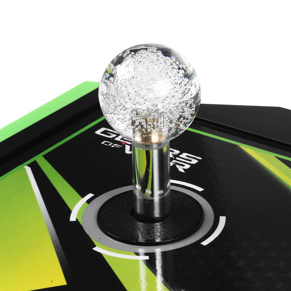 RS USB Led Juego De Cable Arcade Joystick Fighting Stick Inget Fördröjning Gamepad Controlador De Arcade För Pc Videojuego - Black & Green