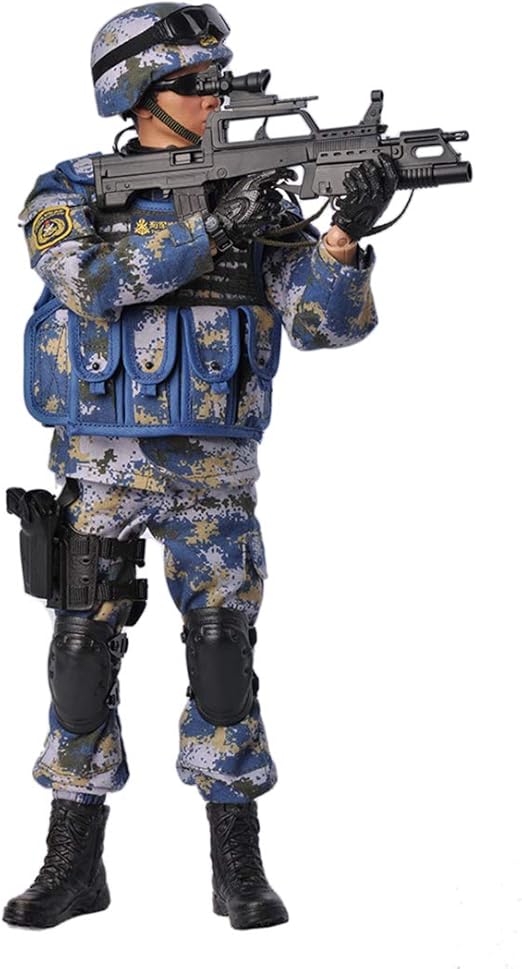 Amazon.com: Scakbyer 12 Inch Action Figures Military Set, 1/6 Scale ...