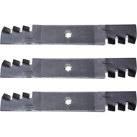 Amazon Com 3pk Mulching Lawn Mower Blades Replacement For John Deere 48 D140 D150 D160 La130 La140 La145 La155 La165 X140 X165 145 155c Gx21784 Gx21786 Gy20852 Patio Lawn Garden